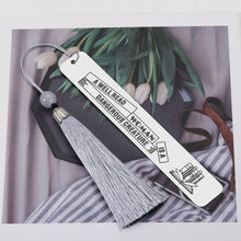 将图片加载到图库查看器,Book Lover Appreciation Gifts for Women Friend Bookmark with Tassel for Female Reader Inspirational Graduation Gifts for Daughter Teen Girls Student Teacher Boss Lady Coworker Christmas Birthday Charm