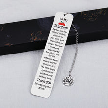 将图片加载到图库查看器,Teacher Gifts Bookmark for Women Men Book Lovers Teacher Appreciation Gifts for Best Teacher Thank You Gifts Teacher Graduation Birthday Christmas Valentines Gifts Bulk for Teachers Day from Students