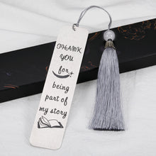将图片加载到图库查看器,Thank You for Being Part of My Story Bookmark Appreciation Gifts for Teacher Week Thank You Gifts for Women Men Teachers Presents from Students Class 2022 Graduation Bookmark to Friends Masters Degree