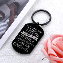将图片加载到图库查看器,Hamilton Musical Merchandise Girls Keychain Broadway Gifts for Teens Inspirational Gifts for Women Men Novelty Presents Jewelry for Hamilton Musical Lover Fans I Am the One Thing in Life I Can Control