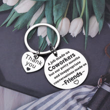 将图片加载到图库查看器,Funny Coworker Gifts for Women Men Office Keychain for Work Bestie Coworkers Friends Birthday Thank You Gifts for Employee Appreciation Going Away Leaving Job Present for Her Him Christmas Retirement