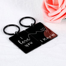 将图片加载到图库查看器,Couple Gifts for Him and Her Jewelry Star Wars Merchandise Keychain for Men Women Teens 2pcs Valentines Day Gifts for Boyfriend Girlfriend Husband Wife Anniversary Wedding Presents I Love You Gifts