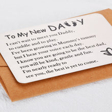 将图片加载到图库查看器,New Dad Gifts for Men, Wallet Insert Card Gifts for First Time Dad, New Dad to Be Gifts for Him Men, Pregnancy Announcement Gifts to Husband, New Daddy Gifts for Father's Day, First Time Daddy Gifts