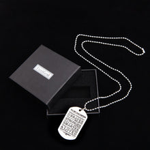 将图片加载到图库查看器,To My Son Daughter Gifts From Mom Dad Inspirational Necklace Christmas