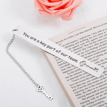 将图片加载到图库查看器,You are A Key Part of Our Team Bookmark Thank You Gifts for Boss Leader Team Gifts for Coworkers Office Women Men Mentor Employee Appreciation Gifts for Staff Coach Teacher Him Retirement Going Away