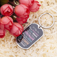 将图片加载到图库查看器,Inspirational Keychain Gifts for Son Daughter Birthday Graduation Present for Women Men Him Her Always Remember You are Braver Than You Believe Personalized Charms Pendant for Kids Boys Girls