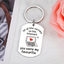 将图片加载到图库查看器,Valentines Day Gifts for Boyfriend from Girlfriend Anniversary Birthday Gifts for Men Women Christmas Present for Husband Wife Wedding Dating Gifts for Couple Lovers Long Distance Relationship Charm