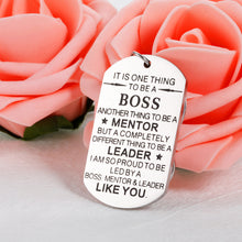 将图片加载到图库查看器,Boss Appreciation Gifts Keychain for Men Women Boss Day Leader Mentor Supervisor PM Lady Birthday Presents for Christmas Office Coworkers Male Thank You Leaving Going Away Retirement Promotion Charm