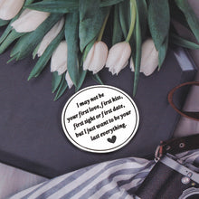 将图片加载到图库查看器,I May Not Be Your First Love Gifts for Men Women Pocket Hug Token Valentines Gifts for Him Her Husband Boyfriend Anniversary Birthday Miss You Gifts for Bride Fiance Engagement Wedding Deployment