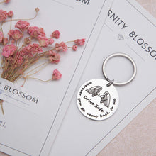将图片加载到图库查看器,Father’s Day Gifts Drive Safe Keychain Drive Safe Key Ring Dad Gift Trucker Husband Gift Couples Engraved Keychain Boyfriend Girlfriend Key Chain Birthday Gifts Key Tags