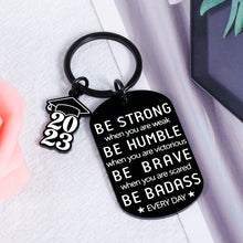 将图片加载到图库查看器,Class of 2023 Graduation Gifts for Him Her Inspirational Keychain High School College Students Graduation Gifts for Women Men Masters PhD Graduates Son Daughter Friends 2023 Senior Night Grad Gift