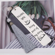 将图片加载到图库查看器,Thank You for Being Part of My Story Bookmark Appreciation Gifts for Teacher Week Thank You Gifts for Women Men Teachers Presents from Students Class 2022 Graduation Bookmark to Friends Masters Degree