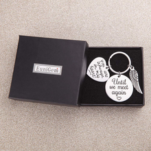 将图片加载到图库查看器,Memorial Gift for Mom Dad Memorial Keychain Remembrance Keepsake Sympathy Gift for Friend Loss of Loved One Angel Wing Key Chain Bereavement Gift for Daughter Son Sister Miscarriage Pregnancy Loss