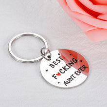 将图片加载到图库查看器,Funny Gifts for Aunts Birthday from Niece Nephew Unique Keychain for Women Auntie Aunt To Be Sister-in-law Jewelry from Sisters Daughter-in-law Christmas Mothers Day Best Aunt Ever Charm for Her