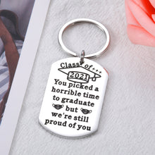 将图片加载到图库查看器,College Graduation Gifts for Her Him Keychain 2021 Senior Men Women Funny High School Graduation Gifts for Masters Boys Girls Nursing Law Medical School Student Females Male Grad Presents from Dad Mom