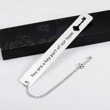 将图片加载到图库查看器,You are A Key Part of Our Team Bookmark Thank You Gifts for Boss Leader Team Gifts for Coworkers Office Women Men Mentor Employee Appreciation Gifts for Staff Coach Teacher Him Retirement Going Away