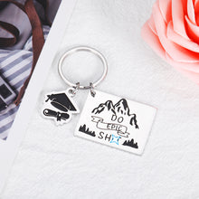 将图片加载到图库查看器,Funny Graduation Gifts Keychain for Him Her Inspirational Gifts for High School Students College Boys Girls Men Girlfriend Farewell Going Away Charm Son Daughter Coming-of-age Presents from Mom Dad