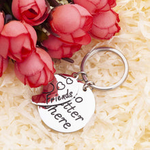 将图片加载到图库查看器,Best Friend Forever Keychain Friendship Jewelry Gifts for Women Teens Grils Sisters Besties BFF Christmas Birthday Relationship Gifts for Long Distance Friend