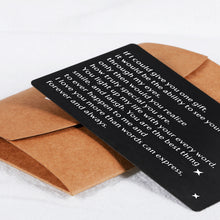 将图片加载到图库查看器,Husband Boyfriend Wallet Insert Card Gifts for Him Her Anniversary Birthday Wedding Card Gifts from Wife Girlfriend Hubby Valentines Day Engagement I Love You Gifts for Men Fiance Christmas Presents