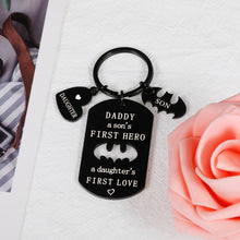 将图片加载到图库查看器,Dad Father Birthday Gifts from Son Daughter Kids New Daddy to Be Keychain Gifts for Men Him Father’s Day First Time Dad Papa Figure Presents for Husband Stepdad Father of Bride Wedding Day Christmas