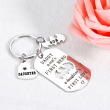 将图片加载到图库查看器,Father Gifts From Daughter Son To Dad Keychain Daddy Birthday Wedding Christmas Gifts for New Father Papa Step Dad to Be Father of Bride Fathers Day Presents from Kids Daughter In Law Goddaughter Wife