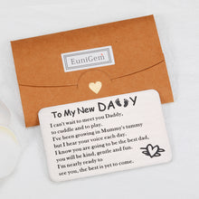 将图片加载到图库查看器,New Dad Gifts for Men, Wallet Insert Card Gifts for First Time Dad, New Dad to Be Gifts for Him Men, Pregnancy Announcement Gifts to Husband, New Daddy Gifts for Father's Day, First Time Daddy Gifts