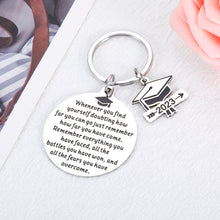 将图片加载到图库查看器,Inspirational Graduation Keychain Class of 2023 Gifts for Her Him Senior High School Graduates College Presents for PhD Master Degree Medical Nursing School Students Gifts for Boys Girls Son Daughter