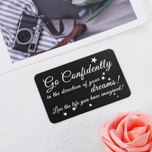 将图片加载到图库查看器,Graduation Wallet Card 2021 Gifts for Him Her Seniors Inspirational Card Inserts Gifts for Women Men High School College Nurses Student Girls Boys Graduates Birthday Well Wishes Cards from Dad Mom BFF