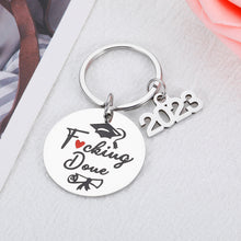 将图片加载到图库查看器,College Graduation Gifts for Her Him Class of 2023 Funny Graduation Gifts for Nursing School Nurses Lawyer Masters Degree PhD MBA Present for Men Women Senior Best Friend Graduation Keychain Charm