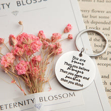 将图片加载到图库查看器,Eunigem Graduation Keychain 2020 Family Friend Gifts for Kids Teenagers Son Daughter Inspirational Birthday Always Remember You are Braver Than You Believe