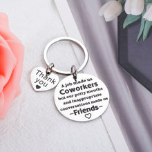 将图片加载到图库查看器,Funny Coworker Gifts for Women Men Office Keychain for Work Bestie Coworkers Friends Birthday Thank You Gifts for Employee Appreciation Going Away Leaving Job Present for Her Him Christmas Retirement