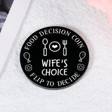 将图片加载到图库查看器,Funny Food Decision Coin Gifts for Men Women Valentines Day Gifts for Him Her Husband Anniversary Birthday Gifts from Wife Wedding Gifts for Newlyweds Newly-Married Couple Friends Destiny Flip Coin