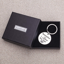 将图片加载到图库查看器,Fathers Day Gift for Dad Keychain from Daughter Remember I Love You Dad Brithday Gift for Daddy from Son Kids for Wedding Christmas Valentines Day Key Ring for Him Men