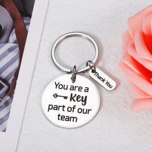 将图片加载到图库查看器,Team Gifts for Coworker Keychain Thank You Gifts for Staff Employee Appreciation Present for Manager Leader Boss Day Gifts for Boss Lady Birthday Christmas Charm for Coworker Women Leaving Retirement