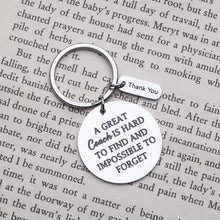 将图片加载到图库查看器,Eunigem Personalized Coach Keychain for Coach A Great Coach is Hard to Find Thank You Appreciation Key Ring Charm Tag Pendant Gift for Great Coach Retirement