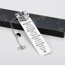将图片加载到图库查看器,Inspirational Graduation Bookmark Gifts for Him Her Class of 2023 Senior High School Graduates Presents for College Boys Girls Christmas Gifts for Grads Friends Son Daughter Birthday Come-of-age Charm