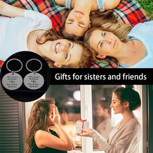 将图片加载到图库查看器,Sister Gifts Keychain from Sister Brithday Gift for Sisters Best Friend Keychain Friendship Pendants for Women Girls A Sister is God's Way of Making Sure We Never Walk Alone Wedding Jewelry for Her