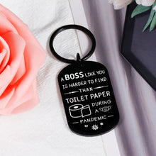 将图片加载到图库查看器,Boss Keychain for Women Men Funny Boss Day Gifts Idea for Boss Lady Birthday Christmas Present for Female Male Retiring Boss Leaving Going Away Gifts for Leader Manager Retirement Appreciation Jewelry