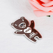 将图片加载到图库查看器,Pocket Bear Hug Token Gift, Bear Themed Inspirational Gifts for Her Him Friends Family Encouragement Long Distance Relationship Love Token Charm for Boyfriend Girlfriend Husband Wife Birthday Present