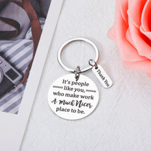 将图片加载到图库查看器,Coworker Gifts for Office Women Men Leaving Going Away Gifts for Work Bestie Thank You Keychain Appreciation Gifts for Her Him Colleague Christmas Birthday Retirement Promotion Gifts for Leader Mentor