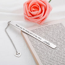 将图片加载到图库查看器,Thank You Gifts for Women Men Appreciation Gifts for Female Male Teacher Graduation Farewell Gifts from Student Class Teacher‘s Day Gifts Thank You for Being A Part of My Story Bookmark Double-Sided
