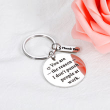 将图片加载到图库查看器,Funny Keychain Gift for Coworker Birthday Leaving Going Away Present for Men Women Thank You Gifts for Him Her Office Employee Appreciation Charm for Leader Admin Boss Day Goodbye Christmas