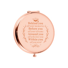 将图片加载到图库查看器,Graduation Gifts for Girls 2023 Senior Graduation Present for Her Daughter Best Friend Compact Mirror Senior Night Keepsake for Female Graduate High School College Master PhD Nurse Law Grad Charms