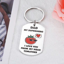 将图片加载到图库查看器,Funny Fathers Day Gifts Keychain for Dad Father In Law Humor Punny Birthday Gifts from Daughter Son Kids Wife I Love You Charm for Him Daddy Papa Foster Step Father of Bride Wedding Christmas Presents