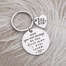 将图片加载到图库查看器,Step Fathers Day Gift Keychain for Dad from Daughter Son Any Man can be a Father in Law Personalized Keyring Birthday Christmas Wedding Gifts for Stepdad Men