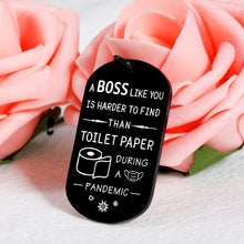 将图片加载到图库查看器,Boss Keychain for Women Men Funny Boss Day Gifts Idea for Boss Lady Birthday Christmas Present for Female Male Retiring Boss Leaving Going Away Gifts for Leader Manager Retirement Appreciation Jewelry