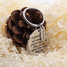 将图片加载到图库查看器,Eunigem Personalized Coach Keychain for Coach A Great Coach is Hard to Find Thank You Appreciation Key Ring Charm Tag Pendant Gift for Great Coach Retirement