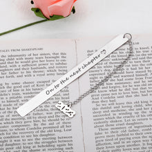 将图片加载到图库查看器,On The Next Chapter Bookmark for Book Lover Class of 2023 Graduation Gifts for Him Her High School College Student Birthday Christmas Presents for Daughter Son Coworker Leaving Farewell Holiday Gifts