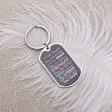 将图片加载到图库查看器,Inspirational Keychain Gifts for Son Daughter Birthday Graduation Present for Women Men Him Her Always Remember You are Braver Than You Believe Personalized Charms Pendant for Kids Boys Girls