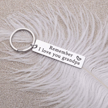 将图片加载到图库查看器,Grandpa Keychain Birthday Gifts for Grandfather from Granddaughter Grandson Father's Day Gift Christmas Wedding for Grandparents Men Him Promoted to Granddad Key Ring from Grandkids Grandchildren